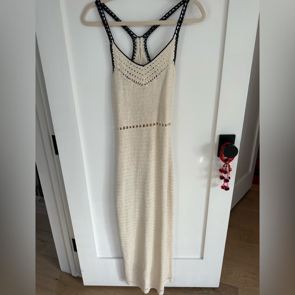 Mango crochet dress